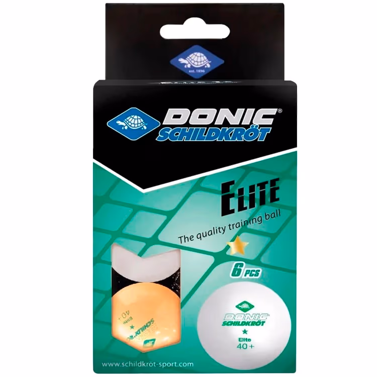 Set mingi tenis de masa 6 buc Donic Elite 1 Star 40+