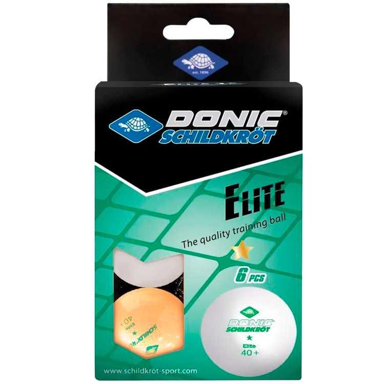 Set mingi tenis de masa 6 buc Donic Elite 1 Star 40+ photo Set mingi tenis de masa 6 buc Donic Elite 1 Star 40+ photo
