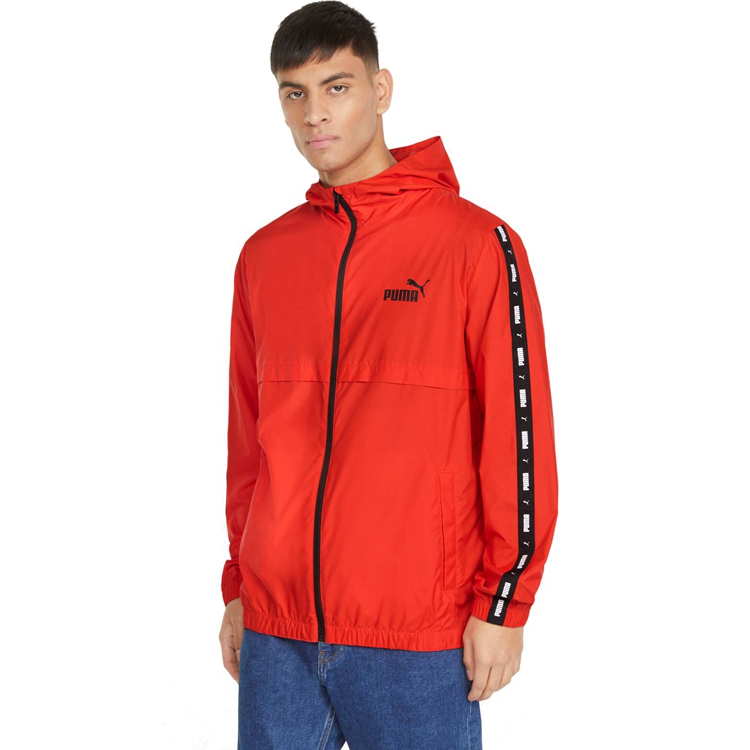 Jachetă Puma TAPE Windbreaker S Rosu pentru bărbați  photo 4