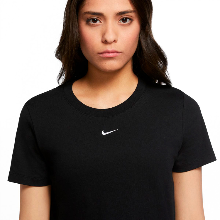 Tricou Nike W NSW ESSNTL TEE SS CREW LBR L Negru Femei photo 5