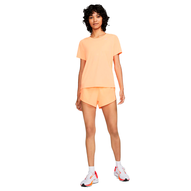Tricou Nike W NK DF RACE TOP SS / Femei / L / Portocaliu photo 3