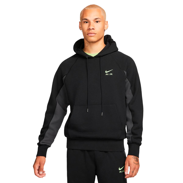 Мужская Толстовка Nike M NSW AIR FT PO HOODIE L Черный photo 4