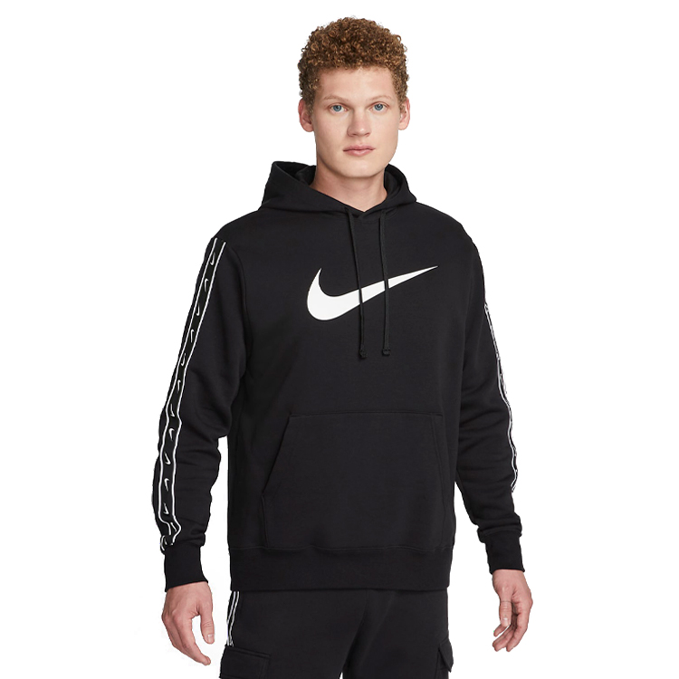 Мужская Толстовка Nike M NSW REPEAT SW FLC PO HOOD BB XL Черный photo 3