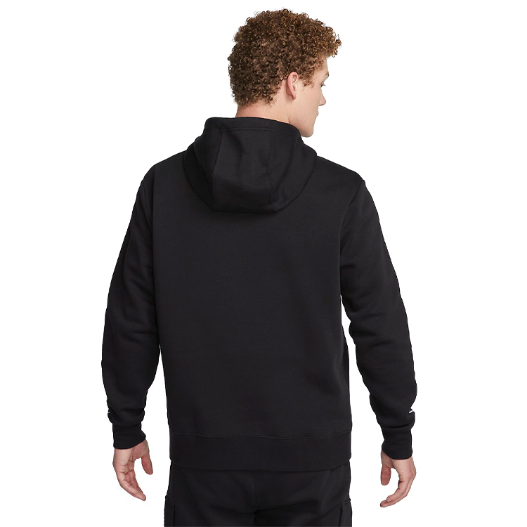 Мужская Толстовка Nike M NSW REPEAT SW FLC PO HOOD BB XL Черный photo 4