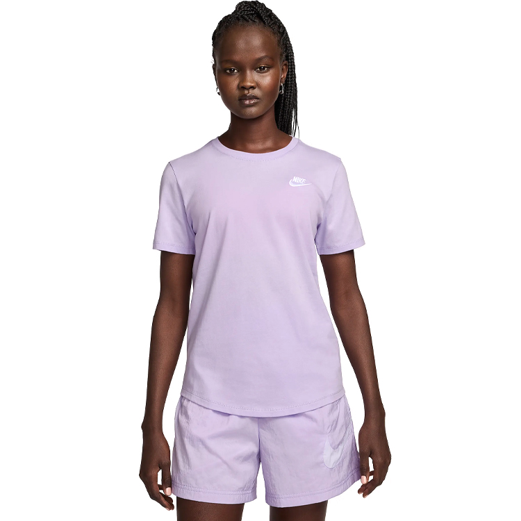 Футболка Nike W NSW TEE CLUB XS Сиреневый Женский photo 5