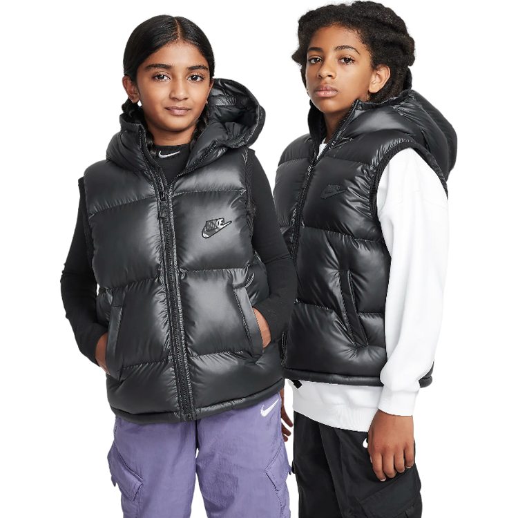 Vesta Nike K NSW TF RPL HGH SYNFL VEST UL / Barbati / L / Negru photo 2