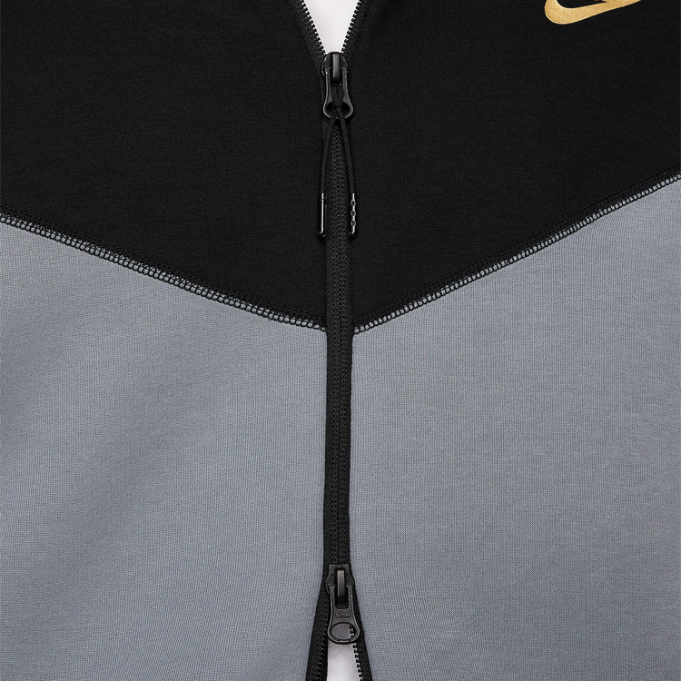 Hanorac pt bărbați Nike M NK TCH FLEECE FZ WR HOODIE S Gri-alb photo 4
