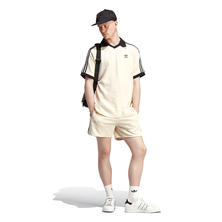Мужские Поло Adidas Q2 POLO 2XL Бежевый photo 4