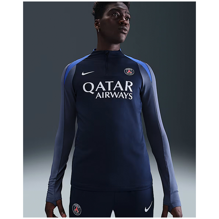 Мужская Толстовка Nike PSG M NK DF STRK DRILL TOP K XS Синий photo 2