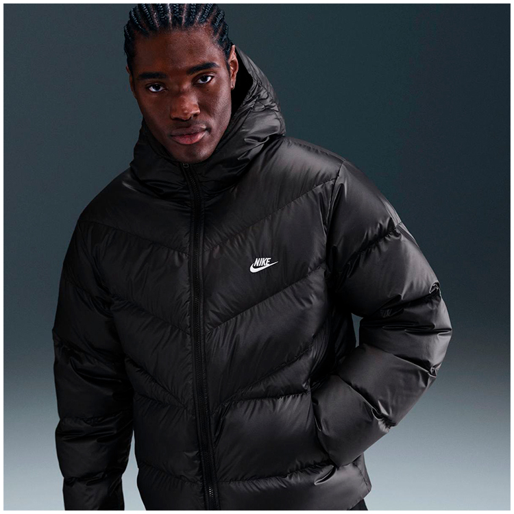 Куртка мужская Nike M NK WINDRUNNER STMNT DWN JKT L Черный photo 3
