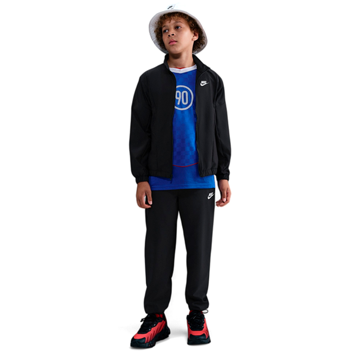Costum Sportiv Nike K NSW TRACKSUIT WVN FZ S Negru Unisex photo 2
