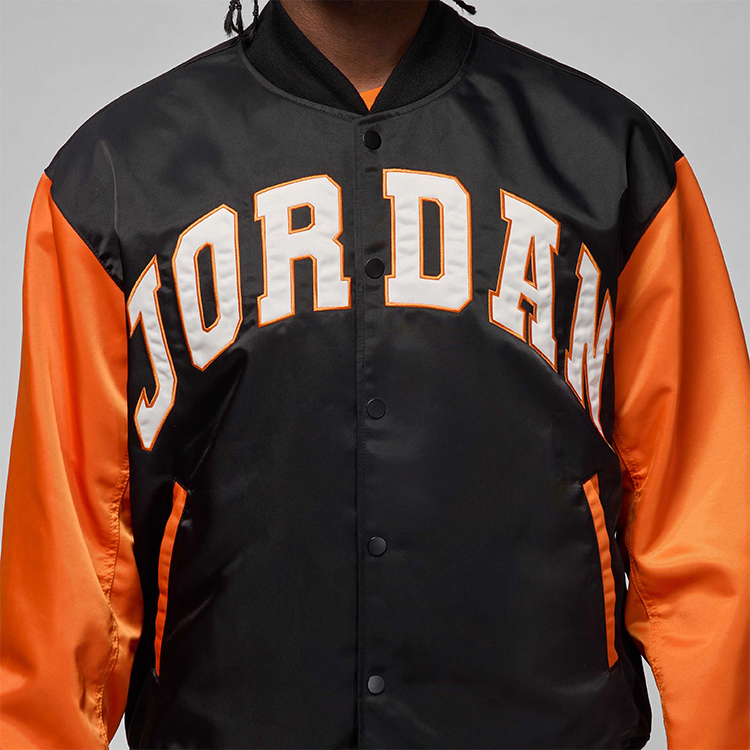 Куртка мужская Nike M J BRK CLGTE VRSTY JKT M Черный photo 6