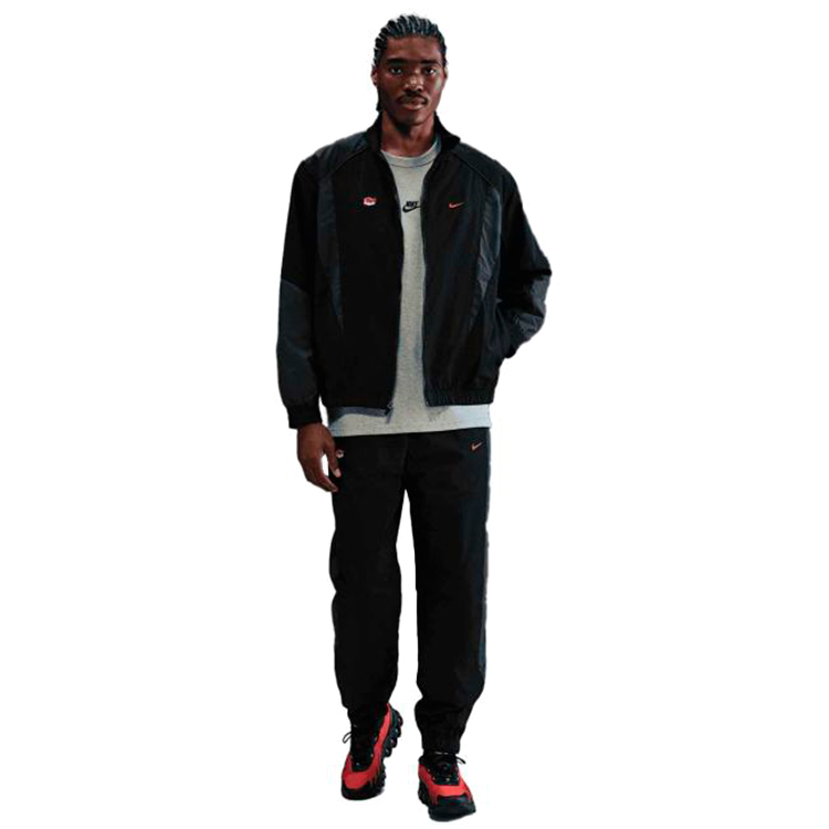 Hanorac pt bărbați Nike M NSW TN TRACKTOP WVN XL Negru photo 6