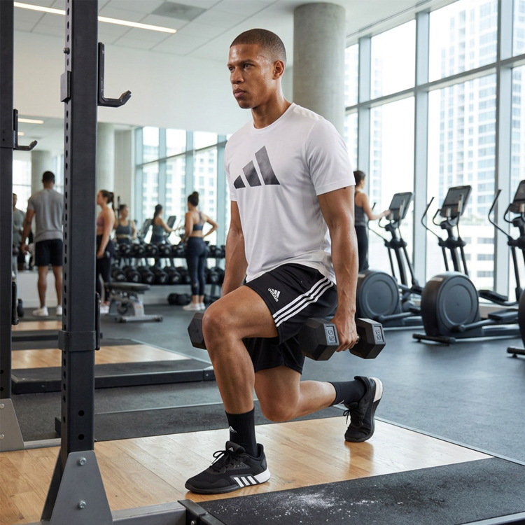 Sorti de bărbați Adidas TR-ES PIQ 3SHO S Negru photo 6