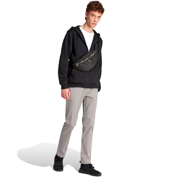 Мужская Толстовка Adidas ESS FZ HDY S Черный photo 2