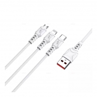 Кабель USB-A/Type-C - Lightning/Type-C/Micro USB Jokade JA011 thumbnav 1