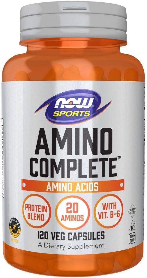 Аминокислоты Now Sports AMINO COMPLETE  120 VCAPS photo 2
