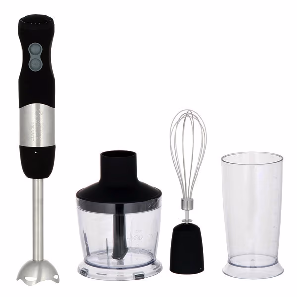 Blender Vitek VT-3411, 600 ml, 6 trepte viteza, Sur cu negru 