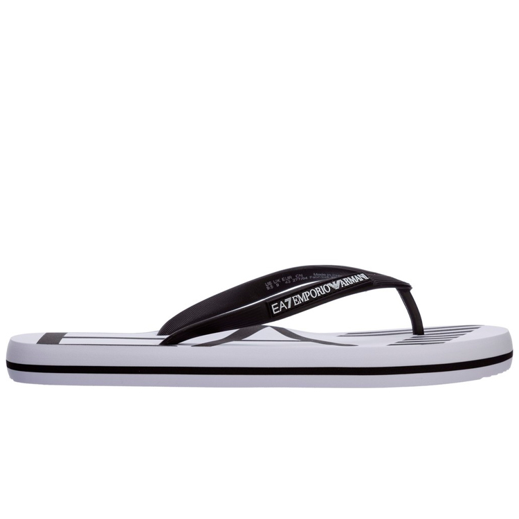 Шлепанцы EA7 EMPORIO ARMANI SHOES BEACHWEAR / Мужской / 36 / Белый/Черный photo 2