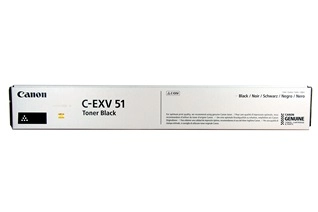 Toner Canon C-EXV51 Black, (996g/appr. 69 000 pages 5%) for Canon iRC55xx