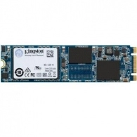 M.2 SATA SSD 120GB Kingston UV500, Interface: SATA 6Gb/s, M.2 Type 2280 form factor, Sequential Reads 520 MB/s, Sequential Writes 320 MB/s, Max Random 4k Read 79,000 / Write 18,000 IOPS, Marvell 88SS1074, Next-Gen 64-layer, 3D TLC NAND