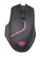 Trust Gaming Mouse GXT 161 Disan Wireless, Micro receiver, 500-3000 dpi, RGB lighting, Advanced software to 6 program buttons and lights, rechargeable battery, Black thumbnav 1