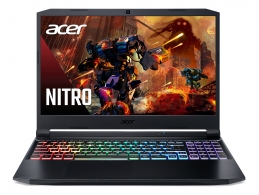 ACER Nitro AN515-56 Shale Black (NH.QAMEU.008) 15.6" FHD IPS (Intel Core i5-11300H 4xCore 2.6-4.4GHz, 8GB (1x8) DDR4 RAM, 512GB PCIe NVMe SSD+HDD Kit, GeForce GTX 1650 4GB GDDR6, WiFi6-AX/BT5, 4cell, HD Webcam, RUS, Backlit, No OS, 2.2 kg) thumbnav 1