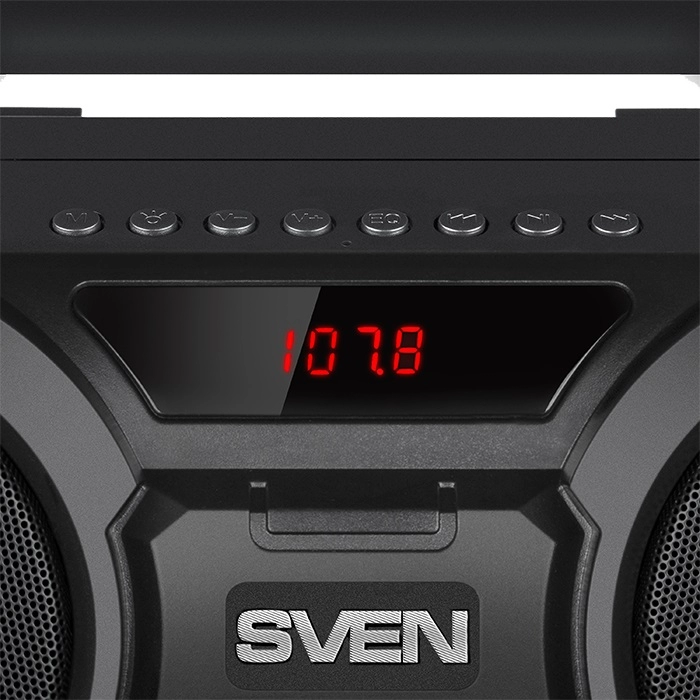 Boxa portabila SVEN PS-415 Black / 12W / Bluetooth / FM tuner / USB / microSD