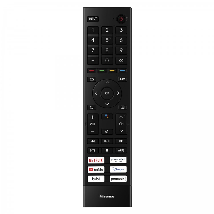 43" LED TV Hisense 43A6G, Black (3840x2160 UHD, MR 120Hz, SMART TV (VIDAA OS), 3 x HDMI2.0, 2 x USB, Wi-Fi (2.4GHz+5GHz), DVB-T/T2/C/S2, Speakers 2 x 7W Dolby Audio, VESA 200x300, 6.8 Kg) photo 3