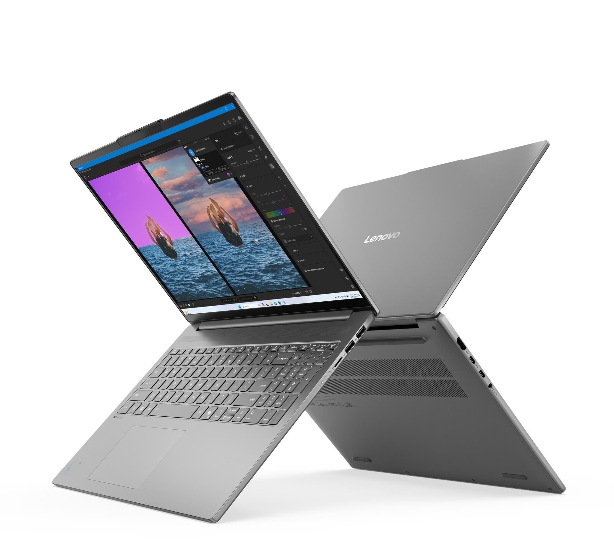 Ноутбук 16” Lenovo IdeaPad Slim 5 16AKP10/ 2.8K OLED/ AMD Ryzen AI 7 350/ 32GB / 1TB SSD / Luna Grey photo 6