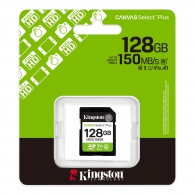 Карта памяти SD  128GB Kingston Canvas Select Plus, 150MB/s thumbnav 1