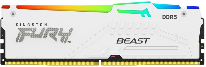 Опреативная память Kingston FURY Beast White RGB EXPO DDR5 6000MHz 16GB photo 1