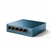 Коммутатор TP-LINK LS105G / 5 port / Gigabit / RJ45 / steel case, LiteWave, Green Technology thumbnav 2