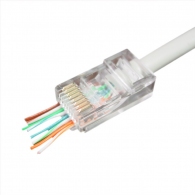 RJ45 Modular Plug LC-PTU-01/50, Universal pass-through modular UTP plug 8P8C, 50 pcs/bag thumbnav 2
