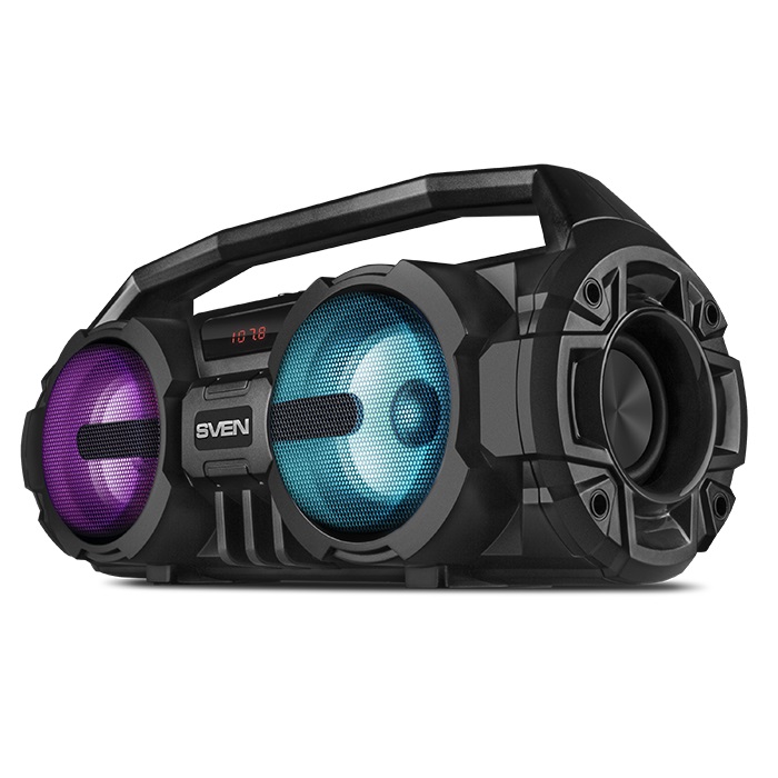 Boxa portabila SVEN PS-415 Black / 12W / Bluetooth / FM tuner / USB / microSD photo 1 Boxa portabila SVEN PS-415 Black / 12W / Bluetooth / FM tuner / USB / microSD photo 1