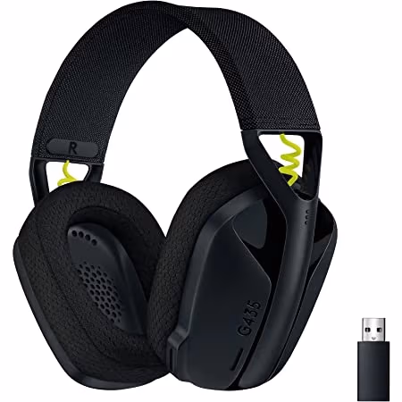 Наушники Logitech Gaming G435 LIGHTSPEED Wireless, Black 