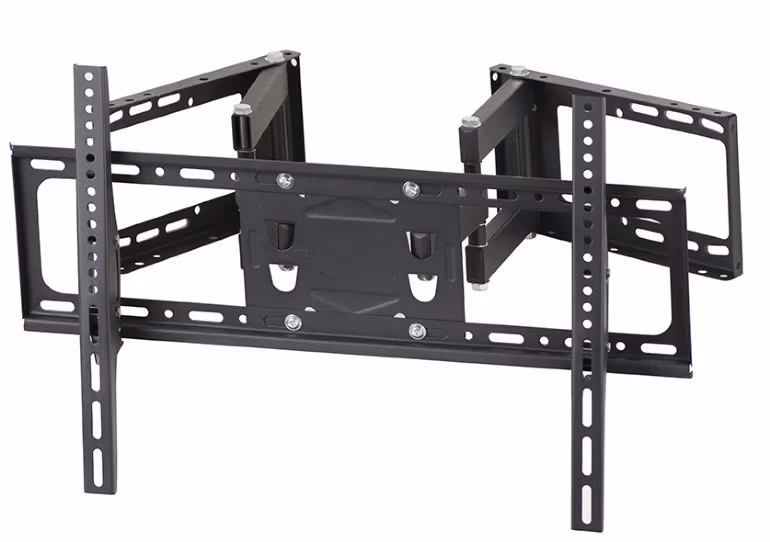 Full-motion TV-Wall Mount for 37 -80”- Gembird ”WM-80ST-02”, allows up to 120 degrees swivel and 20 degrees tilting, max. 60 kg, Distance to wall: 58 - 402 mm, max. VESA 600 x 400, Black