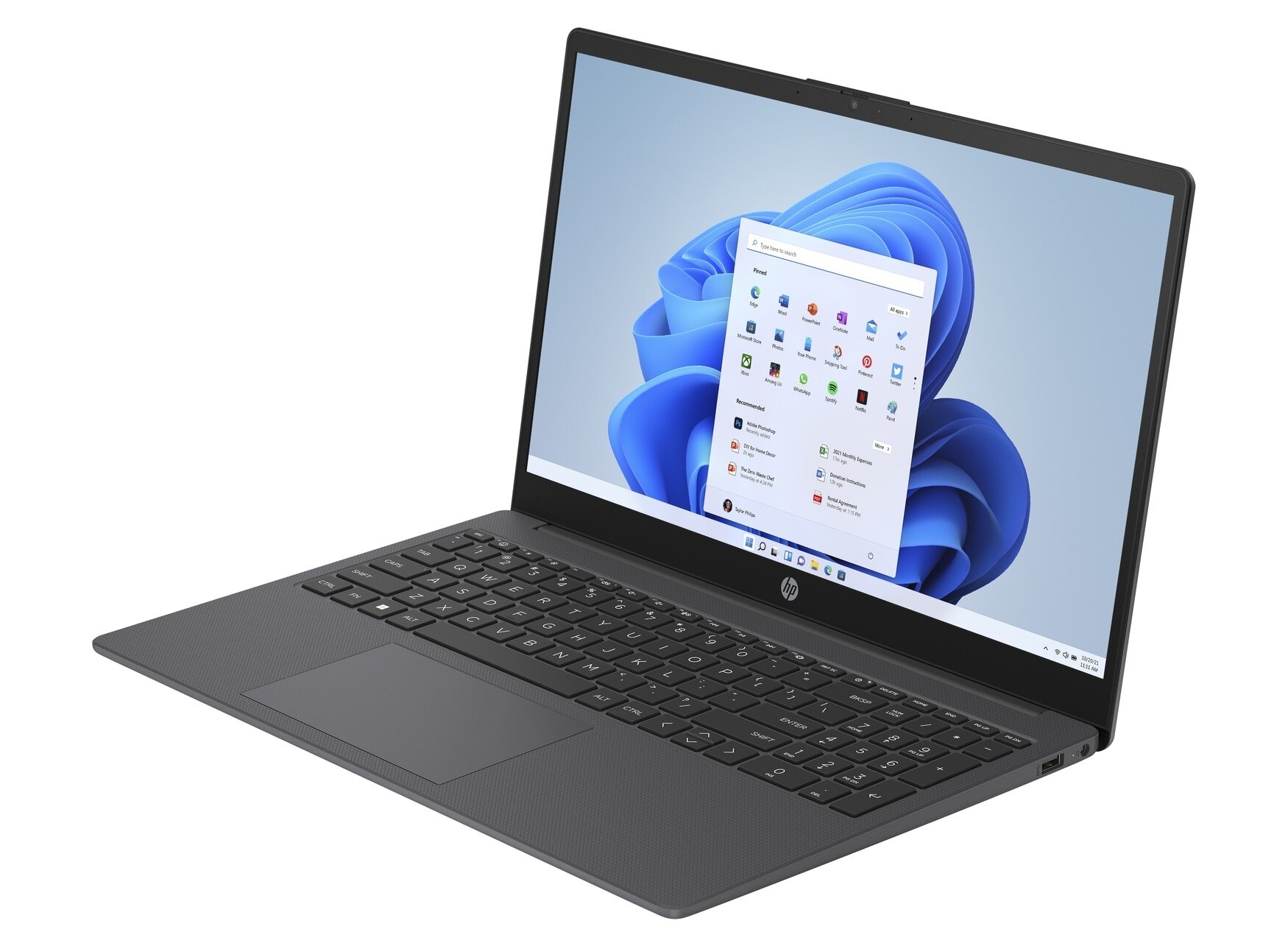 Ноутбук 15.6” HP Laptop 15-fd0010ci / Intel Processor N100 / 8GB / 256GB SSD / Chalkboard Gray photo 3