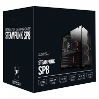 Carcasa Gaming 1STPLAYER SP8 / no PSU / Side-Window / 7x120mm / ATX / Black thumbnav 4
