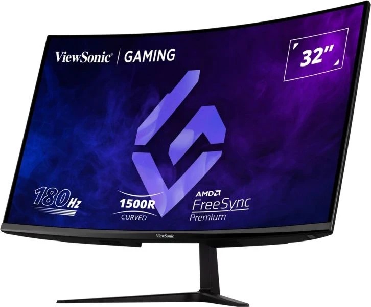 31.5” Monitor Gaming VIEWSONIC VX3218-PC-MHD / FHD / Curved / 1ms / 180Hz / Black photo 3