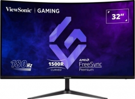 31.5” Monitor Gaming VIEWSONIC VX3218-PC-MHD / FHD / Curved / 1ms / 180Hz / Black thumbnav 1