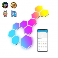 Шестиугольные световые панели GOVEE Glide Hexa Light Panels / 10 Pack / Wi-Fi + BT / Multicolor thumbnav 1