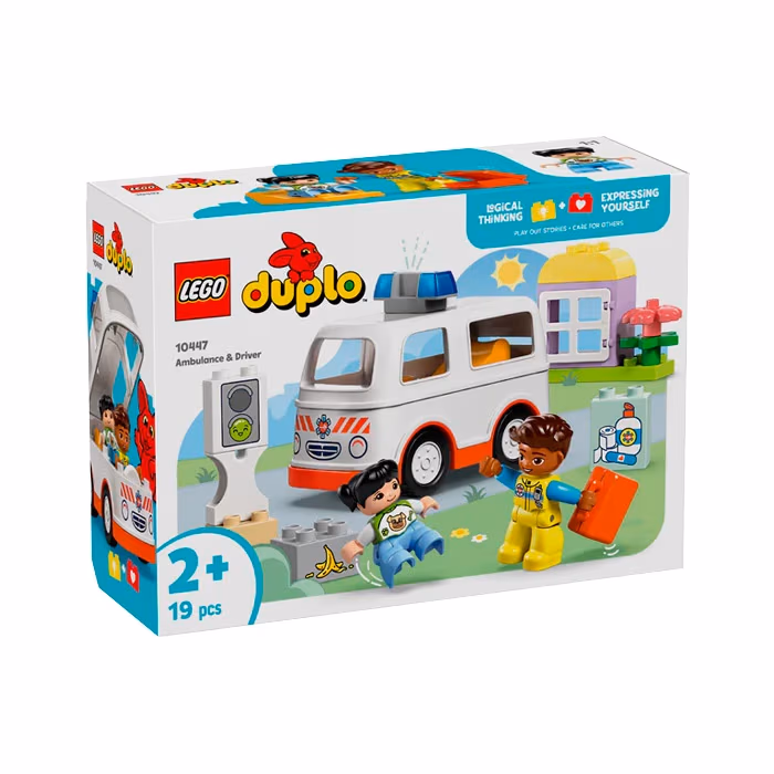 Lego Duplo Скорая помощь и водитель 10447