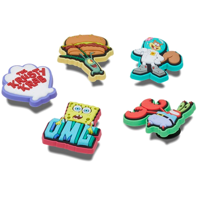 Джибитсы Crocs Spongebob 5 Pack photo 2