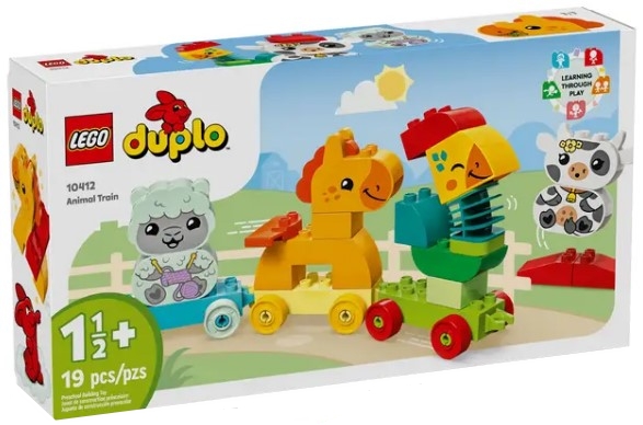 Constructor Lego Duplo Animal Train 10412 de la 1.5+ ani photo 1