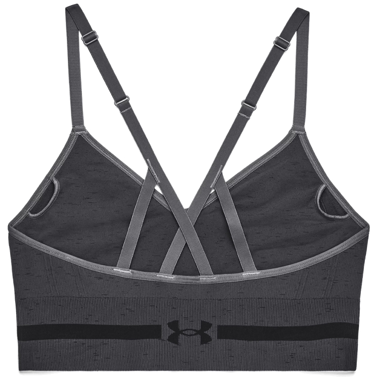 Bra sportive Under Armour UA SEAMLESS LOW LONG HTR BRA / Femei / L / Gri photo 2