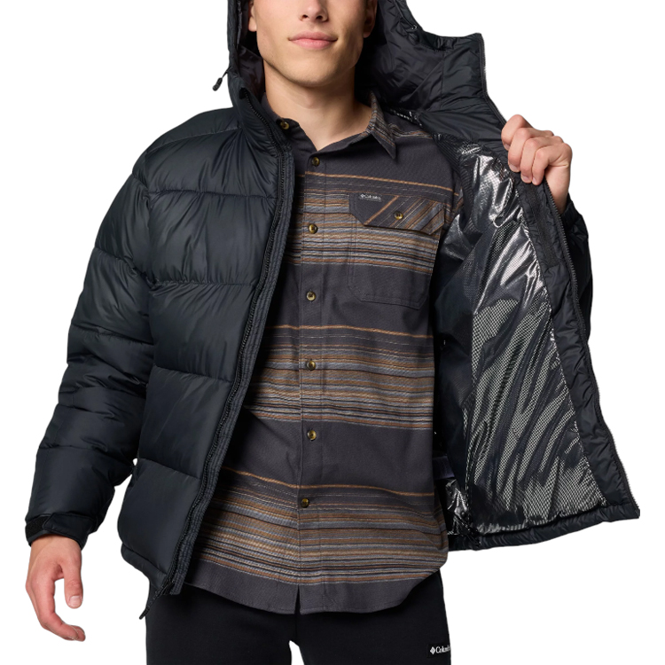 Куртка мужская Columbia Pike Lake II Hooded Jacket M Черный photo 2