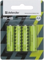 Батарейка Defender R6-4B AA