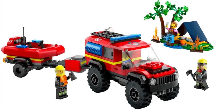 Конструктор Lego City Fire Truck with Rescue Boat 60412  от 5+ лет photo 2