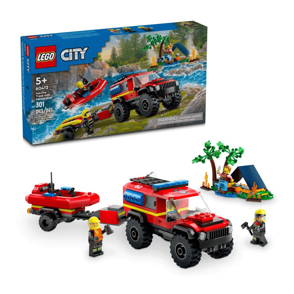 Конструктор Lego City Fire Truck with Rescue Boat 60412  от 5+ лет photo 3